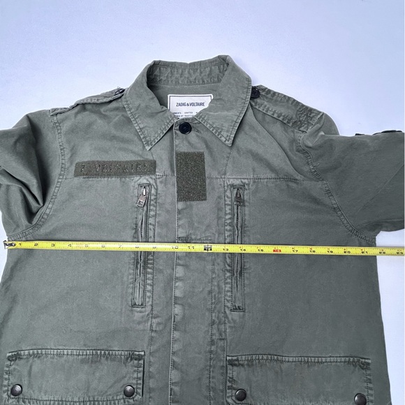 Zaria and Voldaire Women’s Green “Kid Cotton Lave” Jacket - Picture 9 of 15